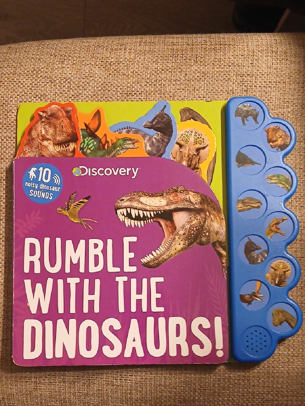 Discovery Rumble With The Dinosaurs ! 10 Noisy Sounds